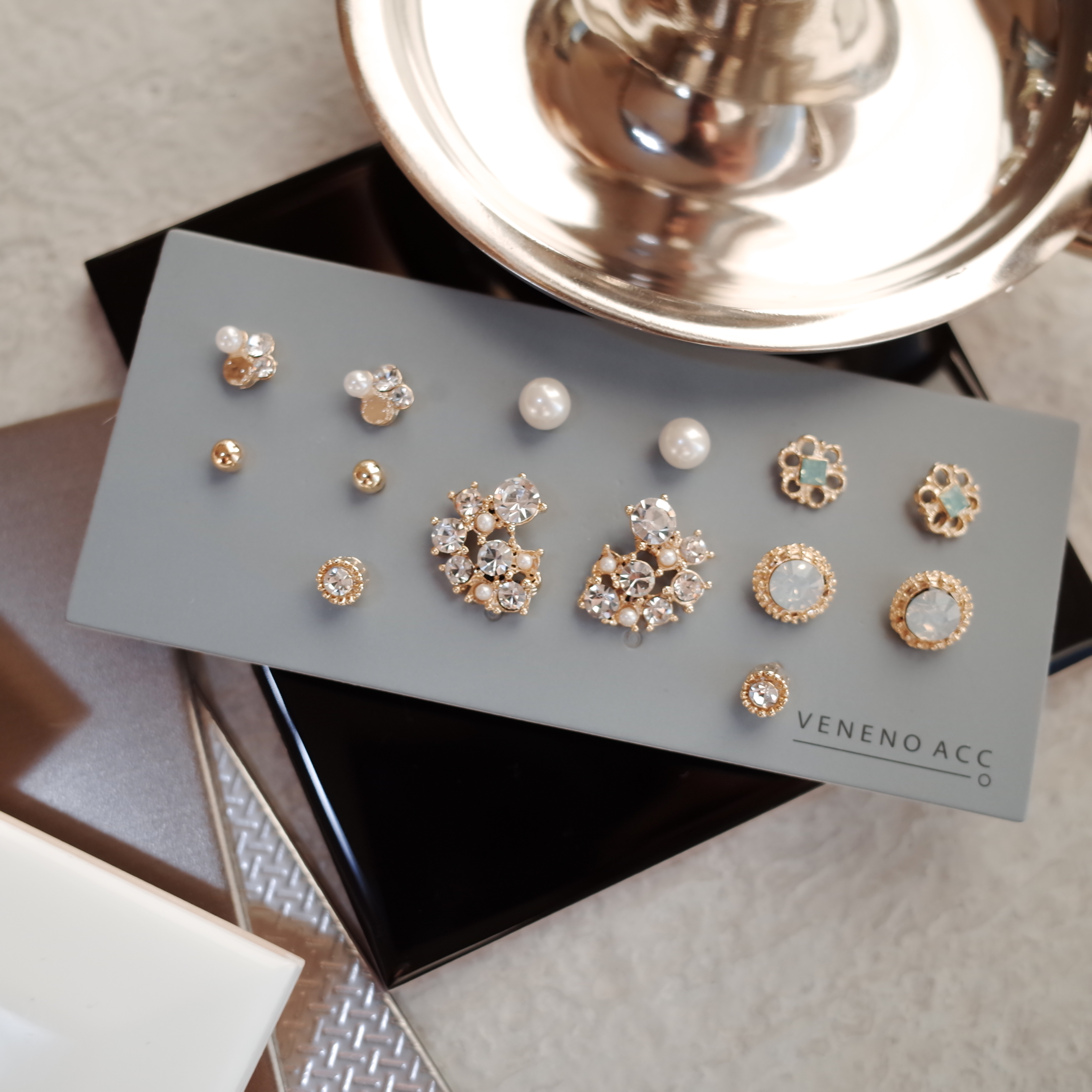<b><p>NO.78 Seven Days Stone pearl 14SET Erings</p></b><b><p>NO.78 セブンデイズ ストーンパール 14SETイヤリング スタイリッシュな</p></b><br /><br /><p align='center'>