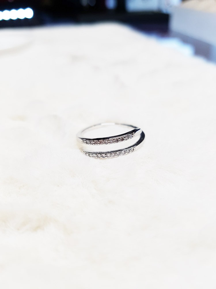 <b><p>En Clare Two lines sto rg EN2170901RG12 Simple</p></b><b><p>円クレア トゥライン ストーン リング EN2170901RG12 シンプルな デイリーアイテム</p></b><br /><br /><p align='center'>