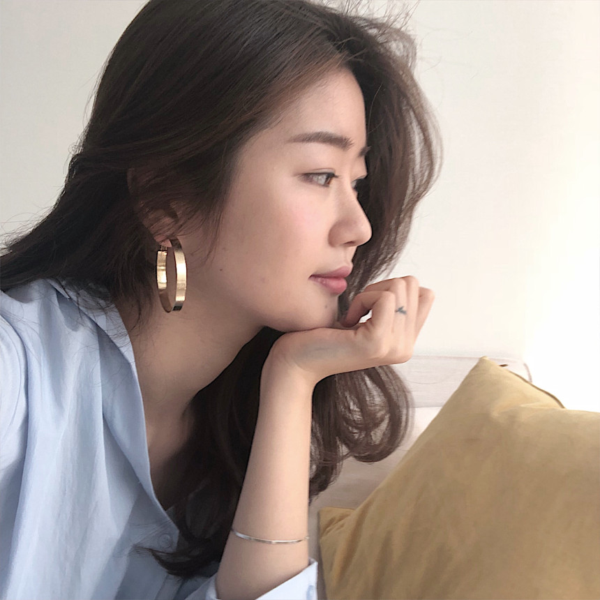 <b><p>Noi Bold Ring earrs silver Pl drop Unbalanced</p></b><b><p>ノイ ボールド リングピアス シルバー パロップ アンバランス 925 ギフト</p></b><br /><br /><p align='center'>