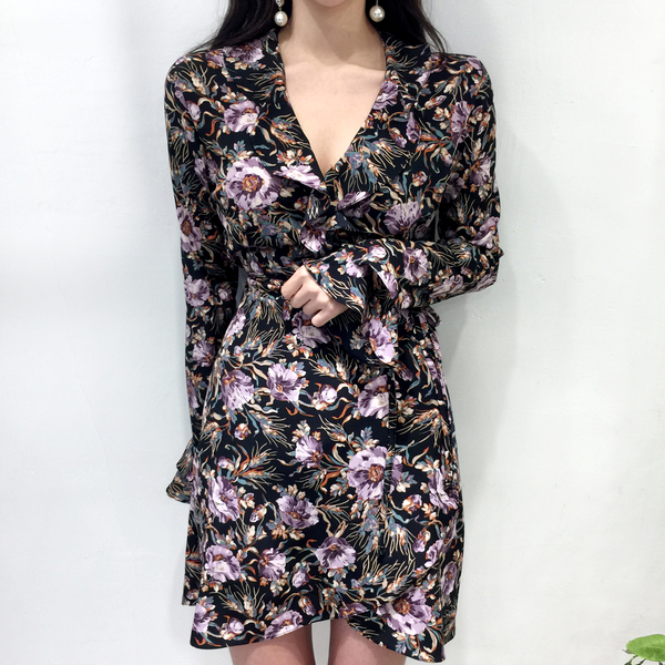 Eden Frilly Wrap One Piece Wedding Coordination Ge