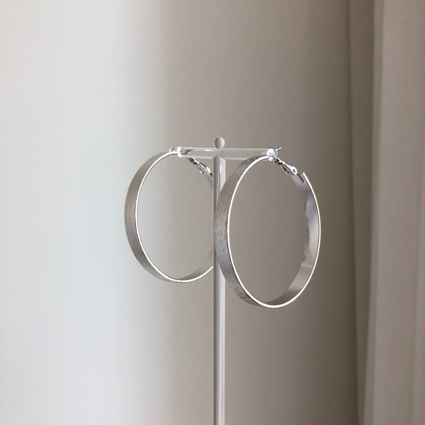 <b><p>Noi Bold Ring earrs silver Pl drop Unbalanced</p></b><b><p>ノイ ボールド リングピアス シルバー パロップ アンバランス 925 ギフト</p></b><br /><br /><p align='center'>