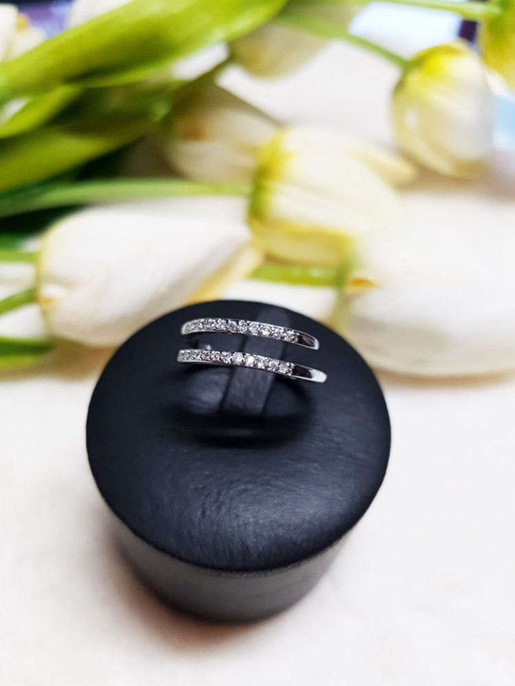 <b><p>En Clare Two lines sto rg EN2170901RG12 Simple</p></b><b><p>円クレア トゥライン ストーン リング EN2170901RG12 シンプルな デイリーアイテム</p></b><br /><br /><p align='center'>