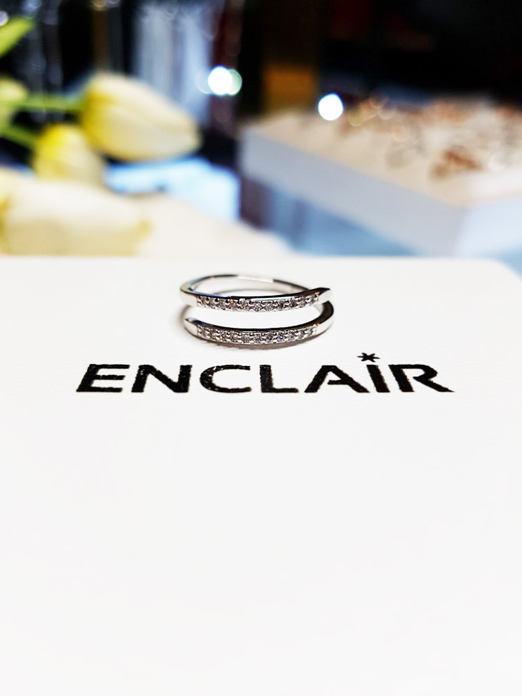 <b><p>En Clare Two lines sto rg EN2170901RG12 Simple</p></b><b><p>円クレア トゥライン ストーン リング EN2170901RG12 シンプルな デイリーアイテム</p></b><br /><br /><p align='center'>