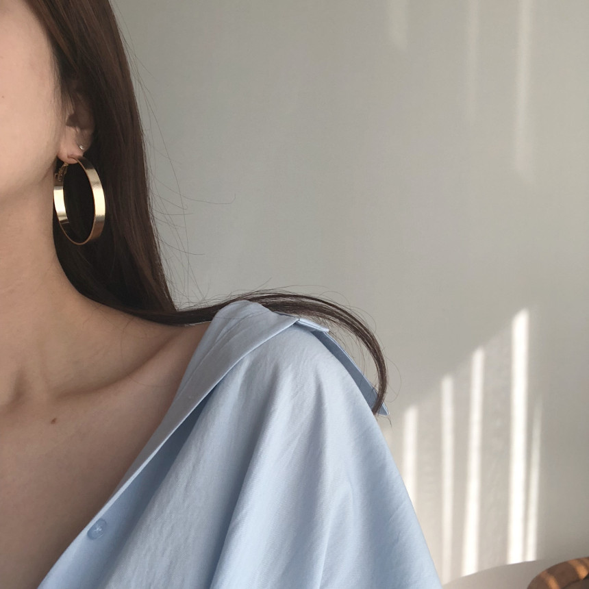 <b><p>Noi Bold Ring earrs silver Pl drop Unbalanced</p></b><b><p>ノイ ボールド リングピアス シルバー パロップ アンバランス 925 ギフト</p></b><br /><br /><p align='center'>