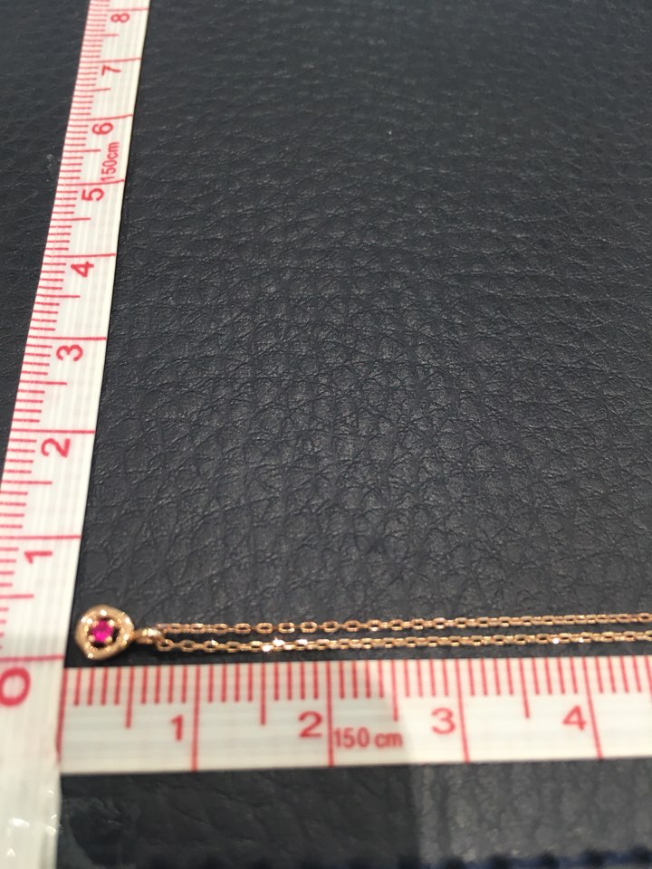 Roger d'Or Ruby Necklace 221610067 14k pg pink 