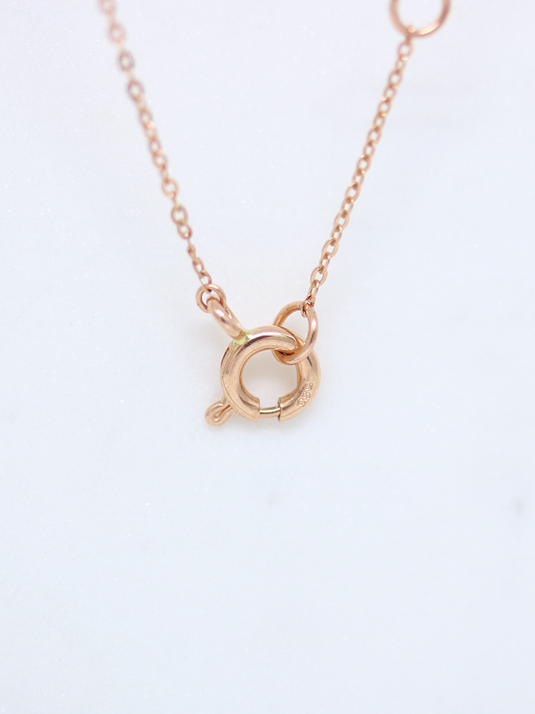 Minimal Cubic Round Daily Necklace ABDN518 A great