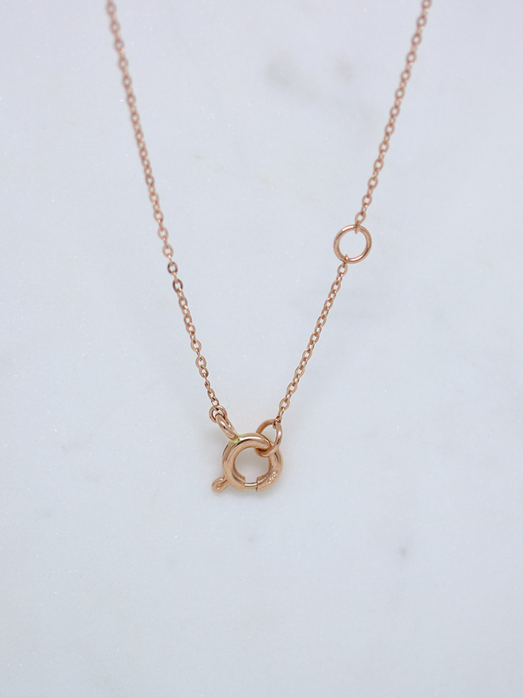 Minimal Cubic Round Daily Necklace ABDN518 A great