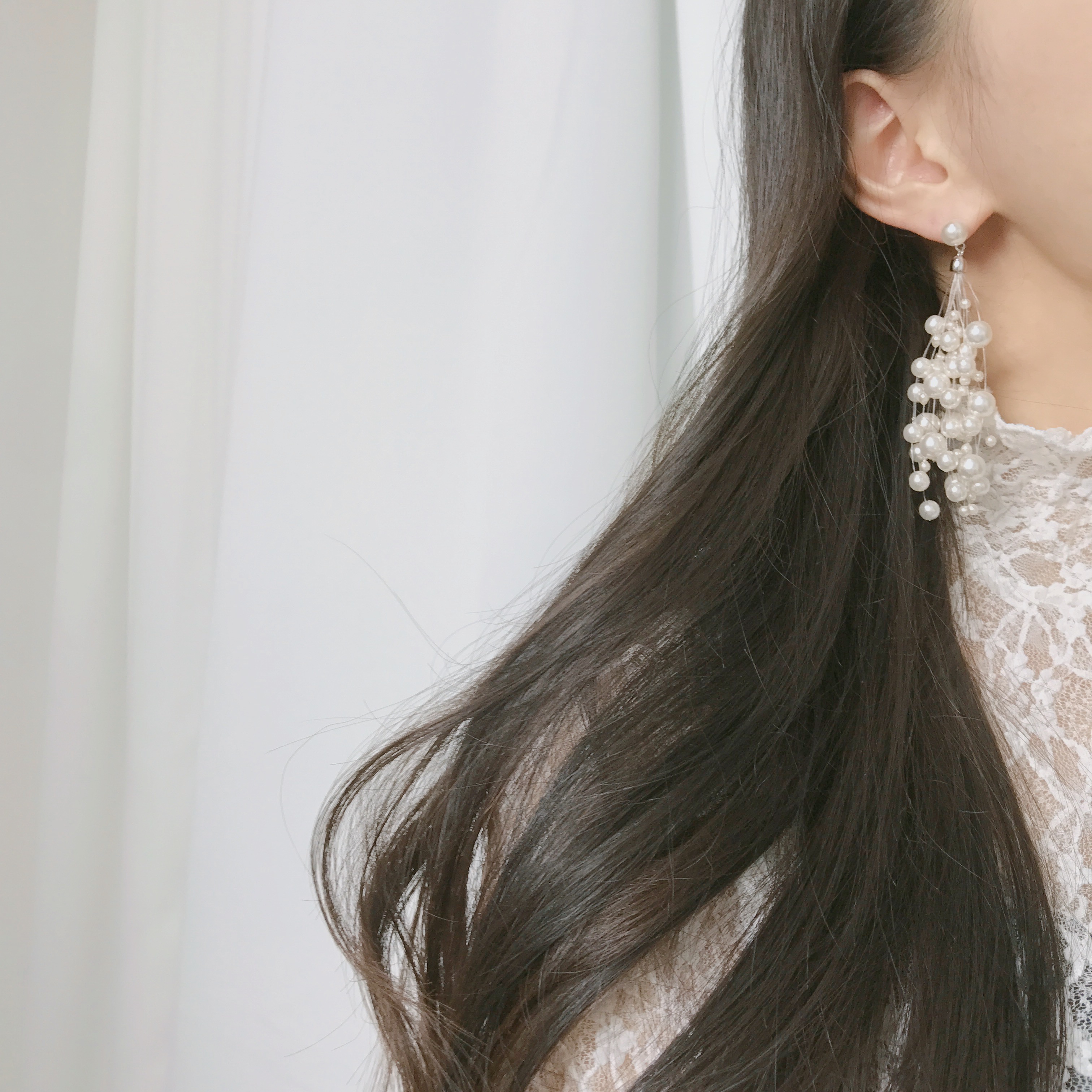 <b><p>Order rush Silv fing Moss flow Pearl god</p></b><b><p>注文殺到 ウンチム カスミソウ フラワー 真珠 女神 ドロップ イヤリング ボールド</p></b><br /><br /><p align='center'>