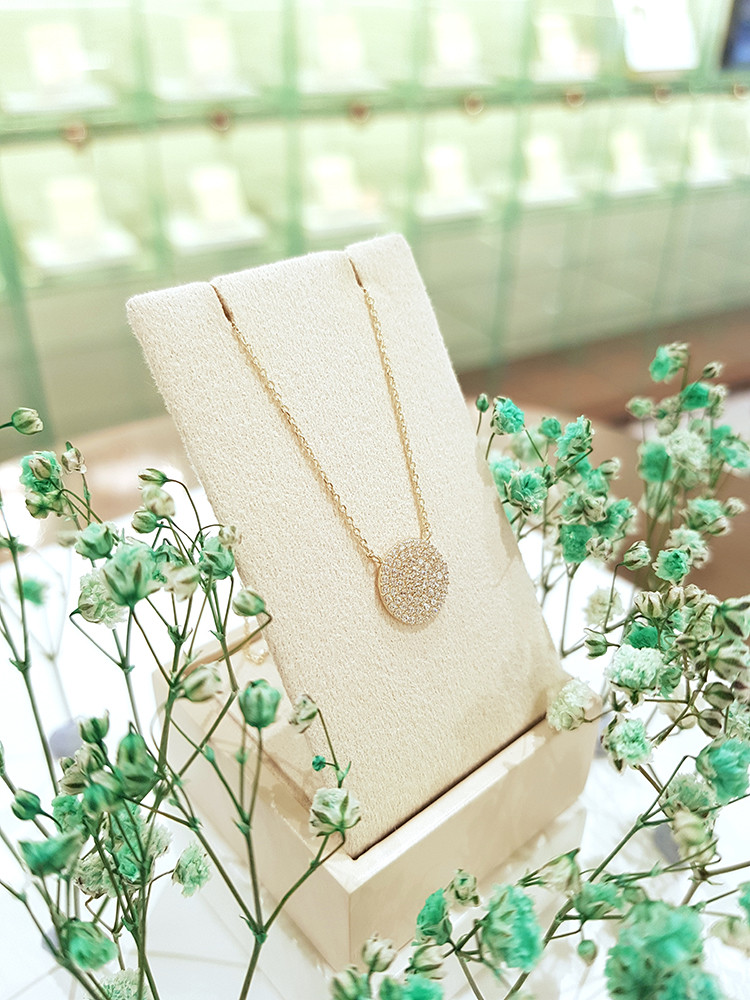 Lapel 14K Dillon Necklace 20s Daily Cody Rose Gold