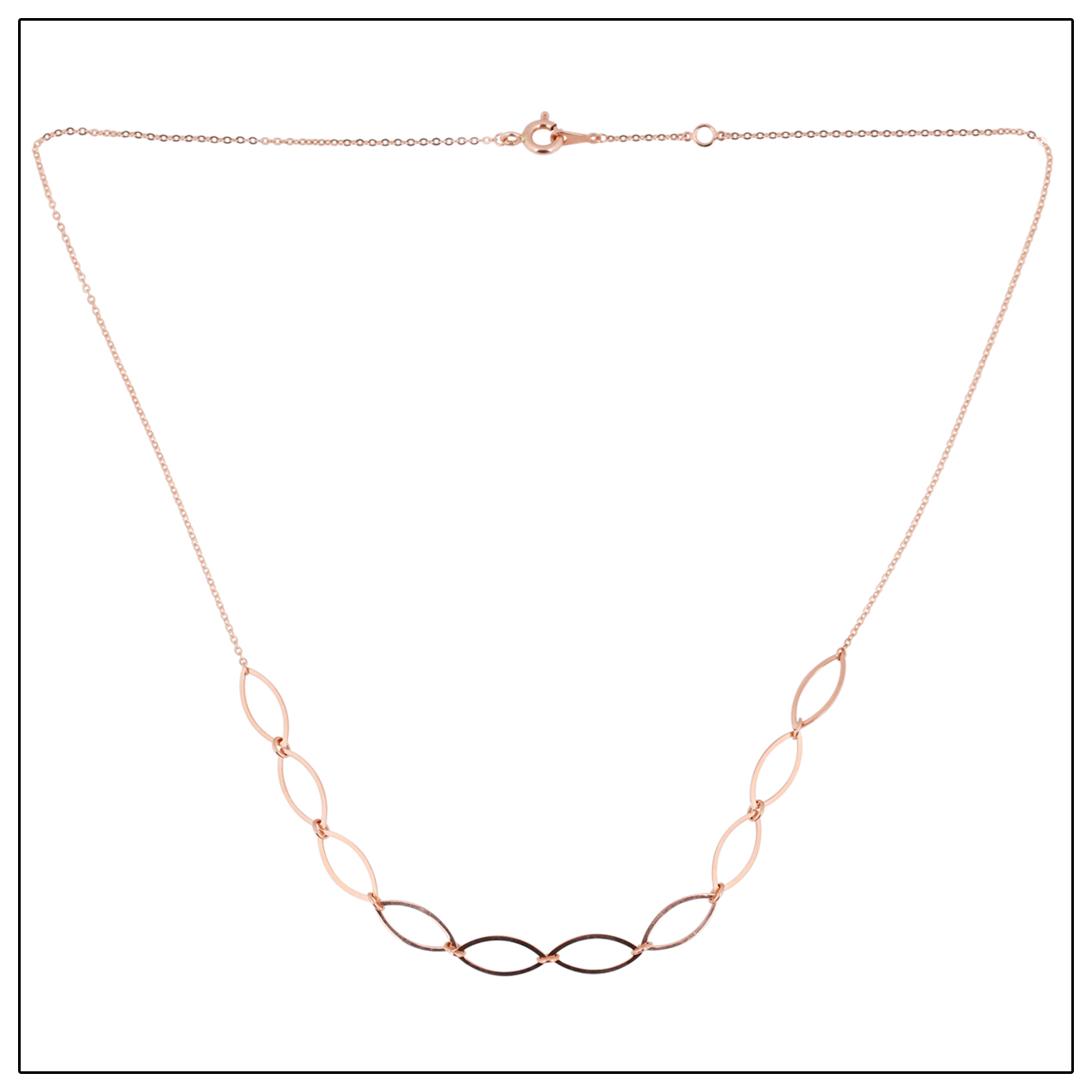 Pauline paullteen 14k rose gold simple necklace