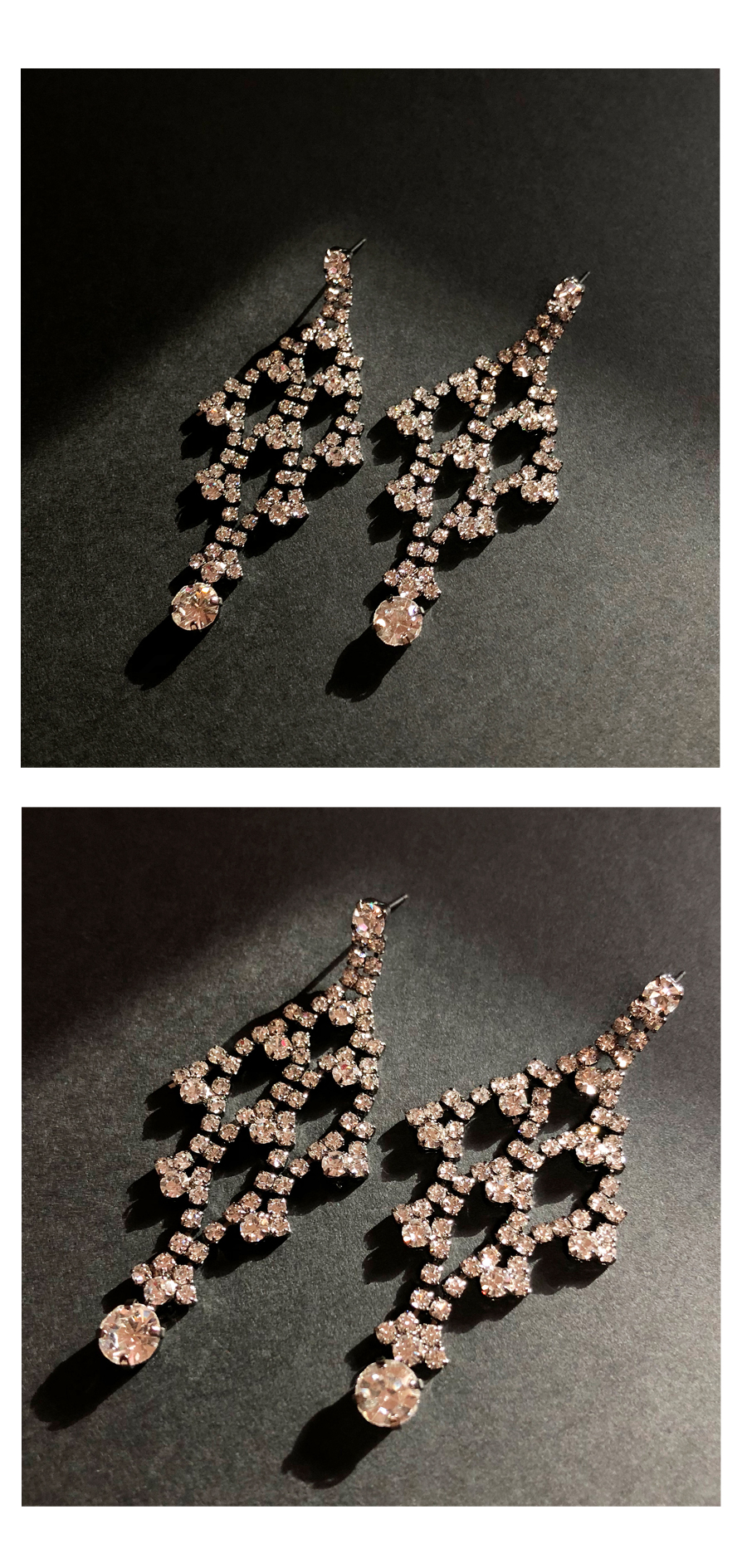 <b><p>Cubic race Bold Drop Earrings 2cor ea fancy</p></b><b><p>キュービックレース ボールド ドロップイヤリング 2色 派手な 宝石 シャンデリア</p></b><br /><br /><p align='center'>