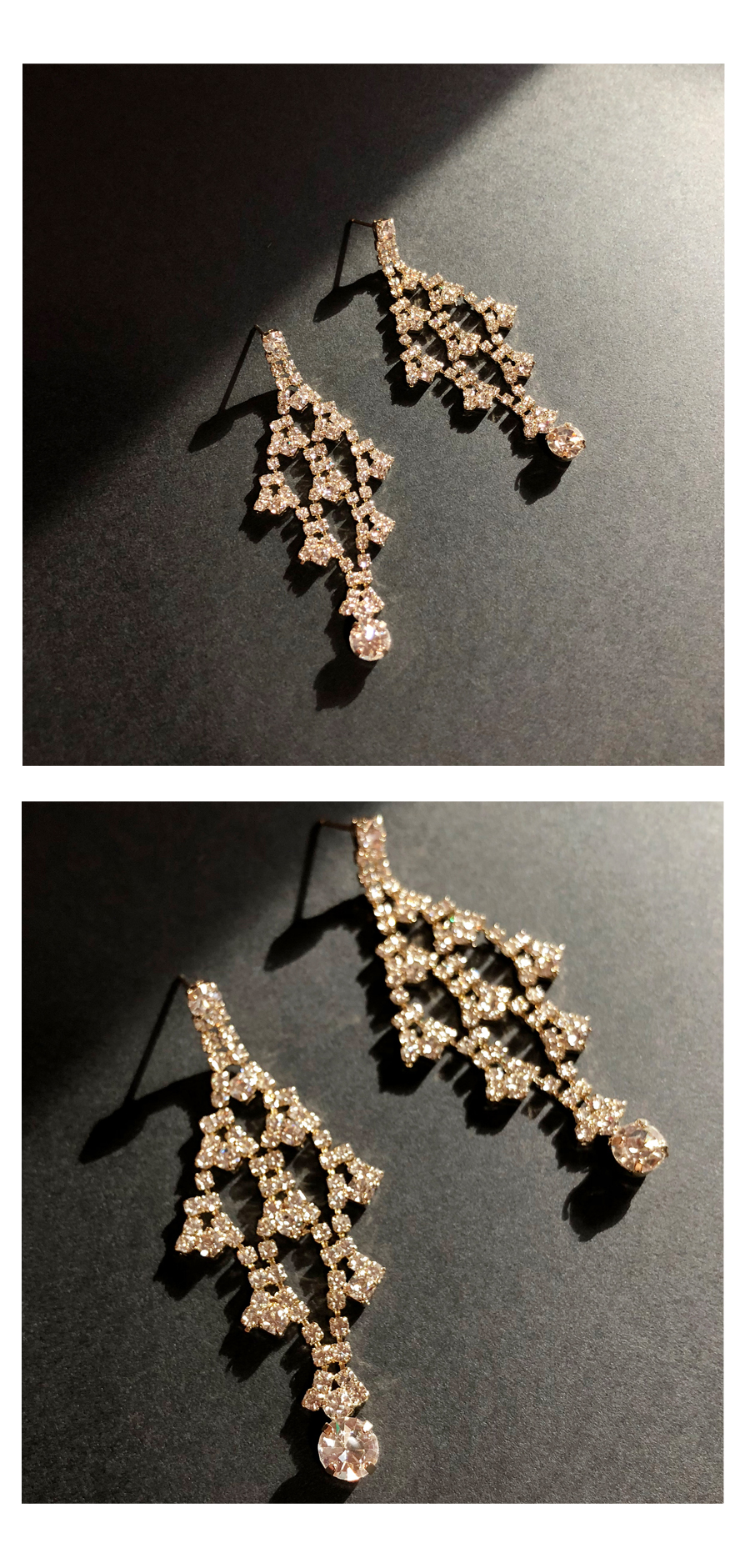 <b><p>Cubic race Bold Drop Earrings 2cor ea fancy</p></b><b><p>キュービックレース ボールド ドロップイヤリング 2色 派手な 宝石 シャンデリア</p></b><br /><br /><p align='center'>