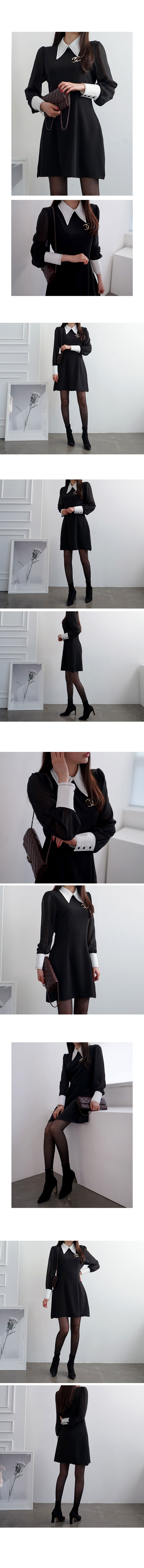 Flare Carla Lace Dress Black Winter Gorgeous Roman