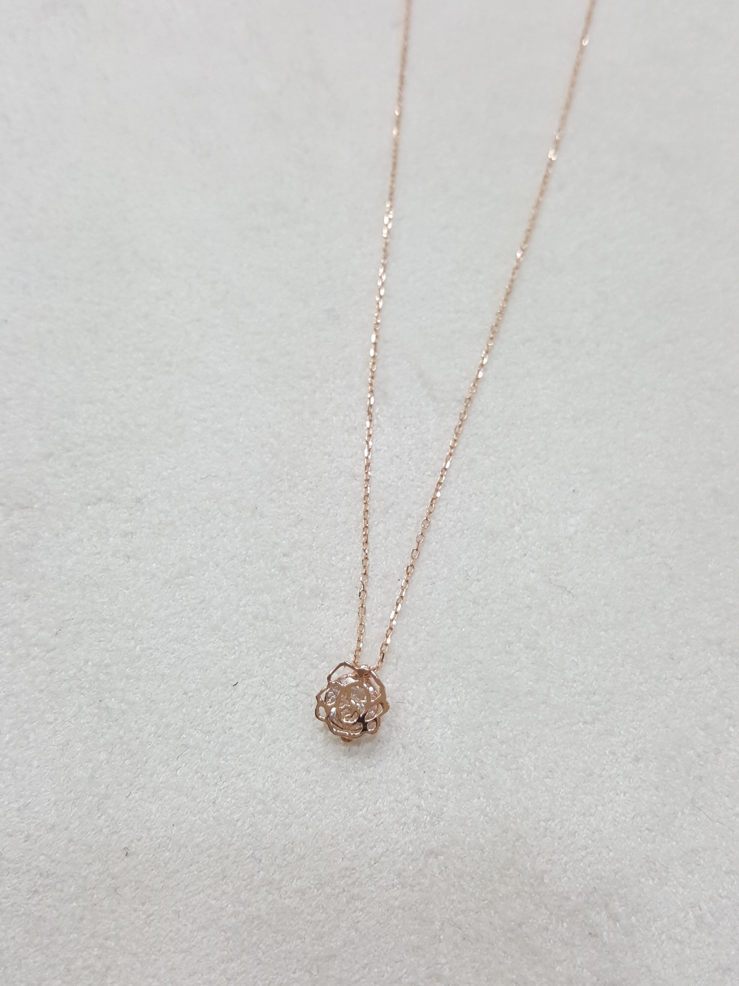 Cubic Zircon Necklace PN1258 Point Charming cute c