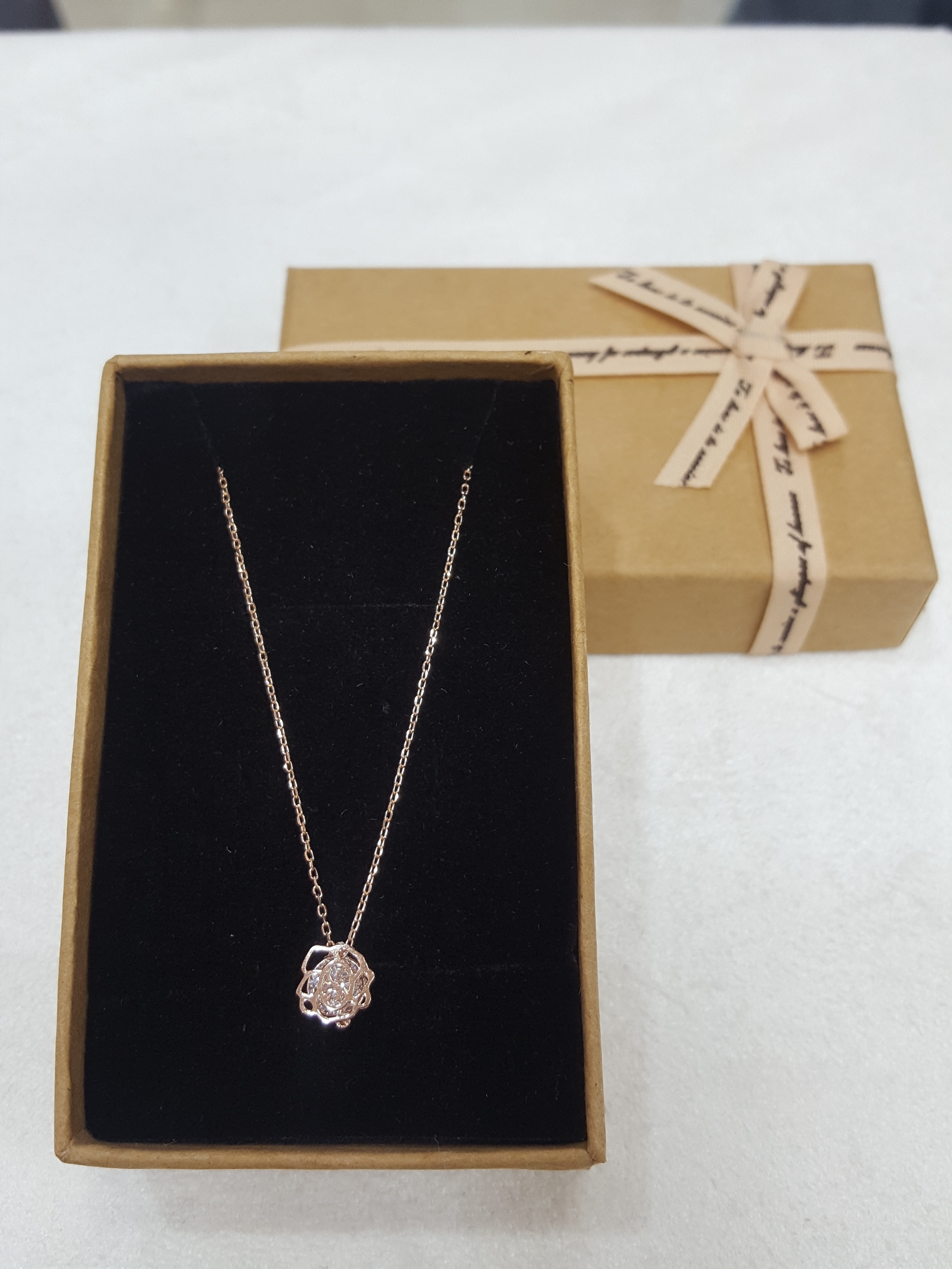 Cubic Zircon Necklace PN1258 Point Charming cute c