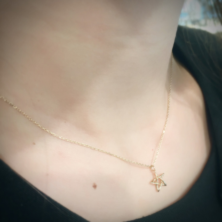 Tua Hua 14K Star Necklace TT0033