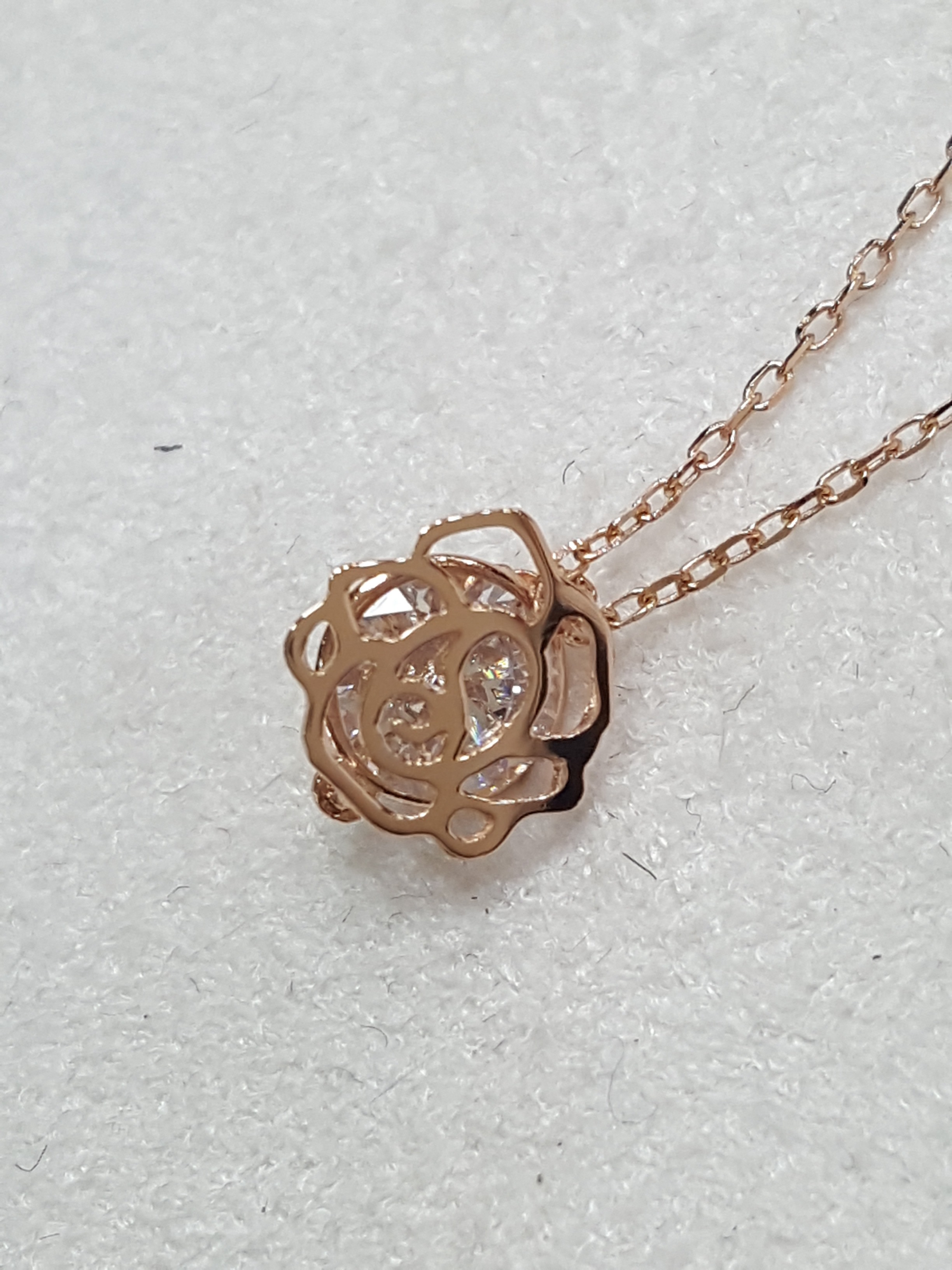 Cubic Zircon Necklace PN1258 Point Charming cute c