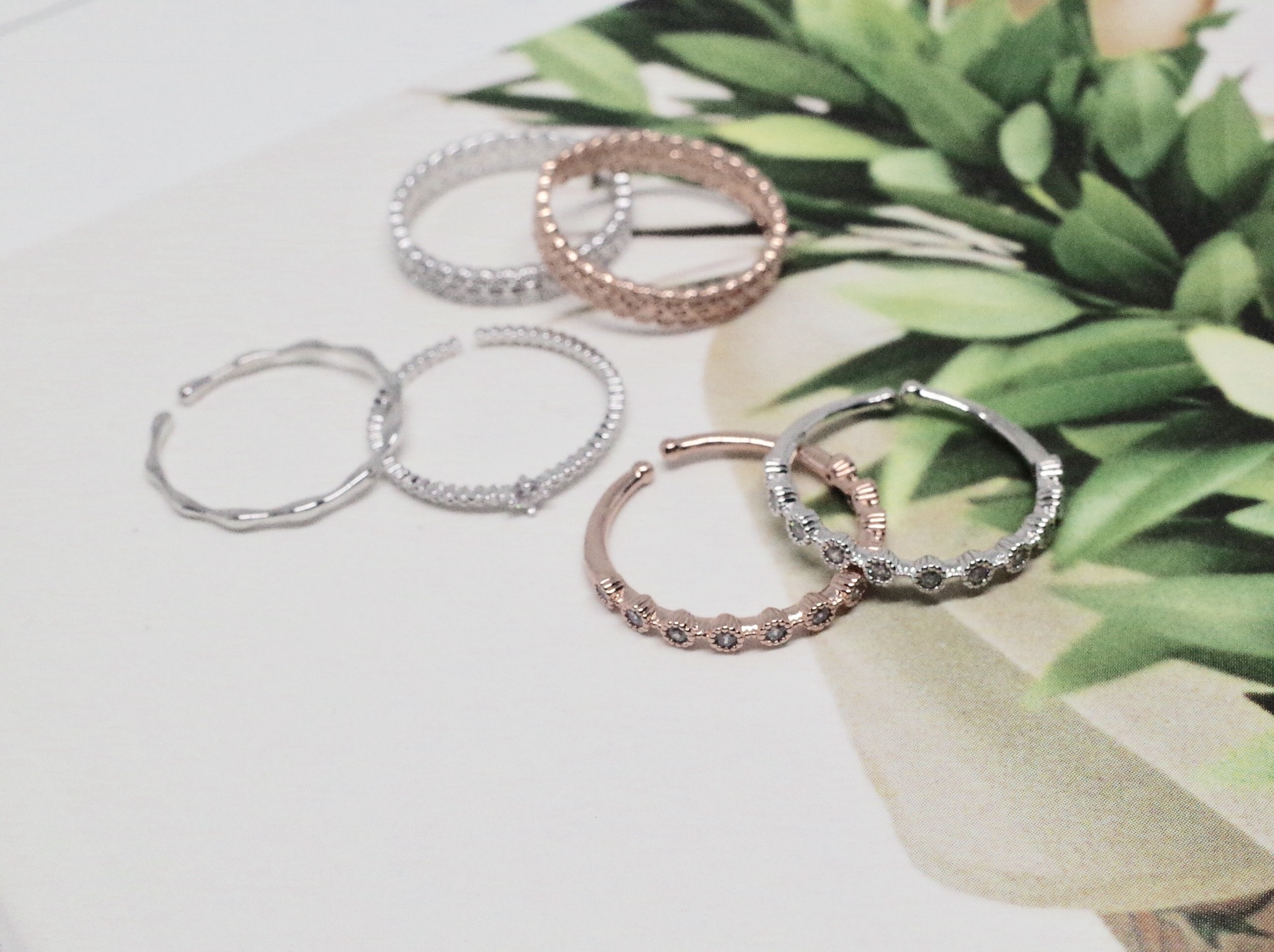 <b><p>silver Layed open 4 scies ring A gut look</p></b><b><p>銀 重ね着 デイリー オープン 4種 リング ゲストルック ラブな シルバー 洗練された</p></b><br /><br /><p align='center'>