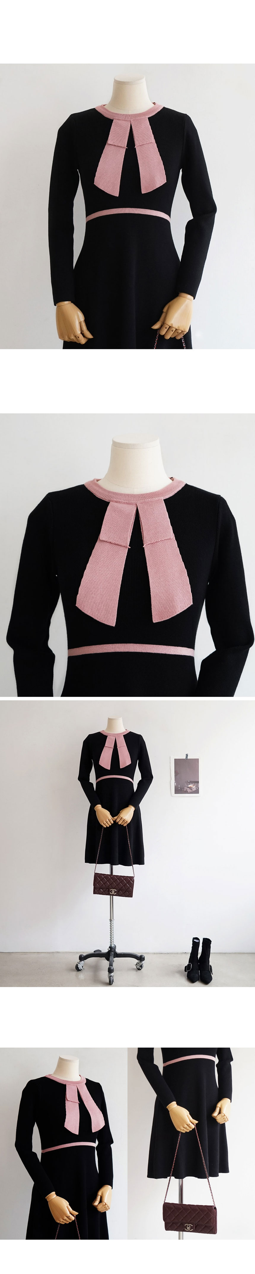 Flare Carla Lace Dress Black Winter Gorgeous Roman