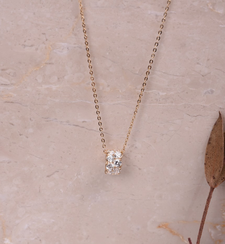 Sweet Ring 14k Necklace Charming Codding Bling Bli