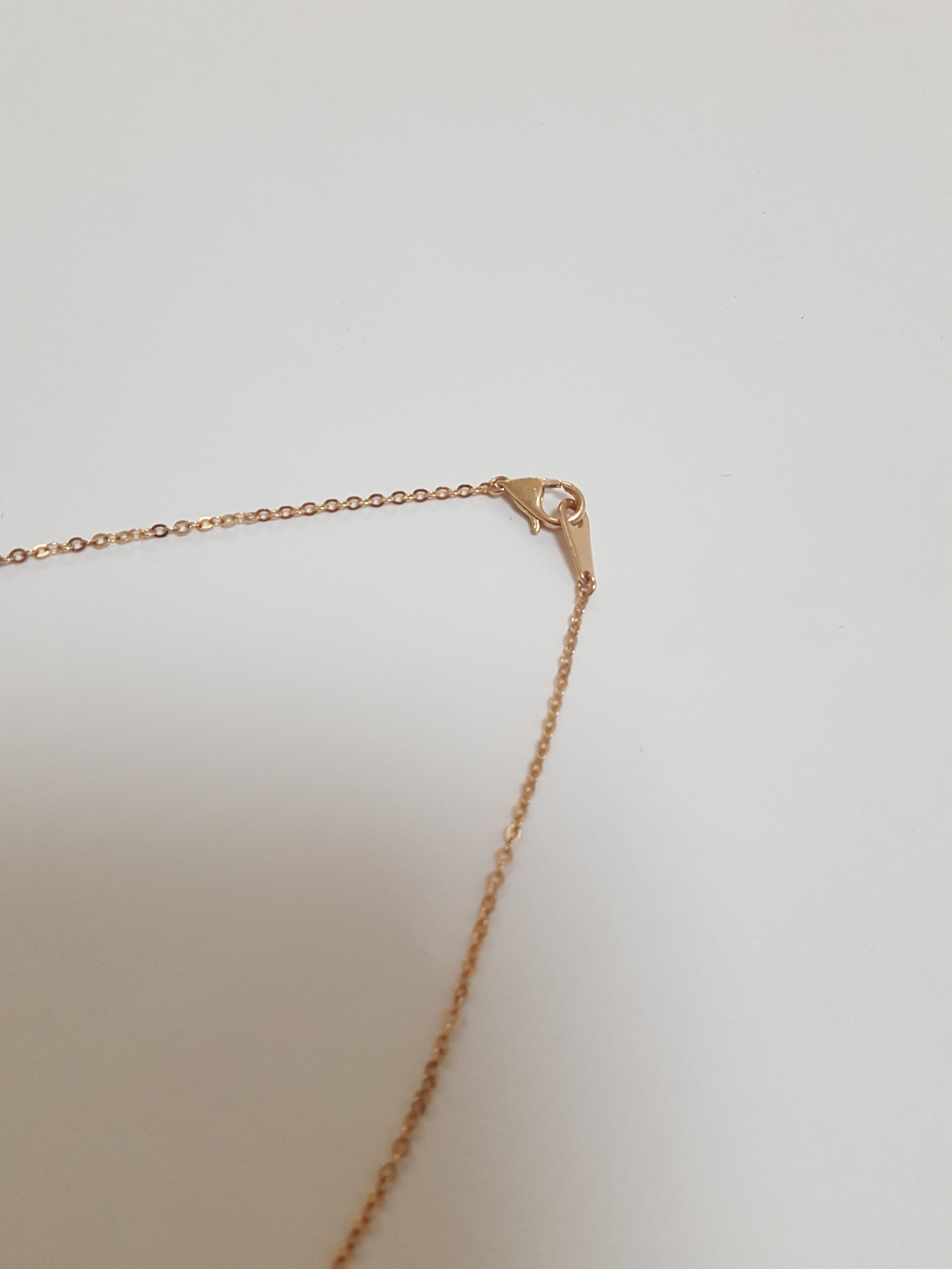 Piety Double Pink Gold Bar Necklace PN001 Feminine