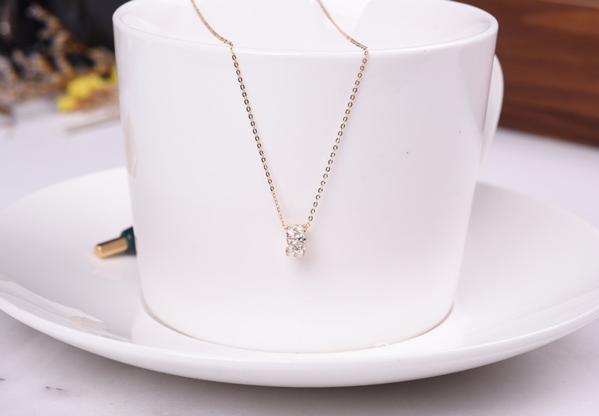 Sweet Ring 14k Necklace Charming Codding Bling Bli