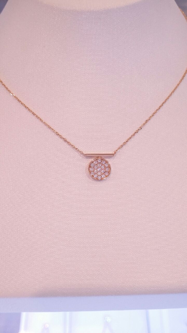 Stonehenge 14k Lovely Coin Necklace t0840