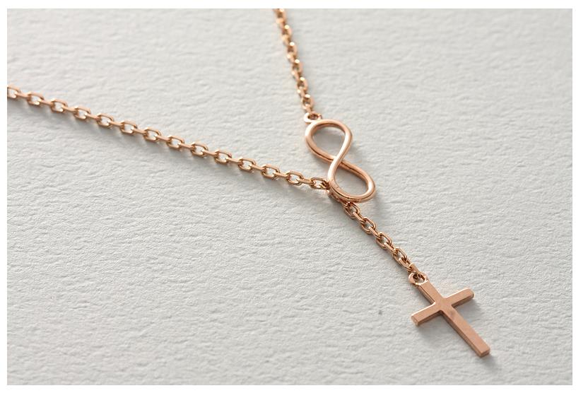 14k Endless Face Necklace
