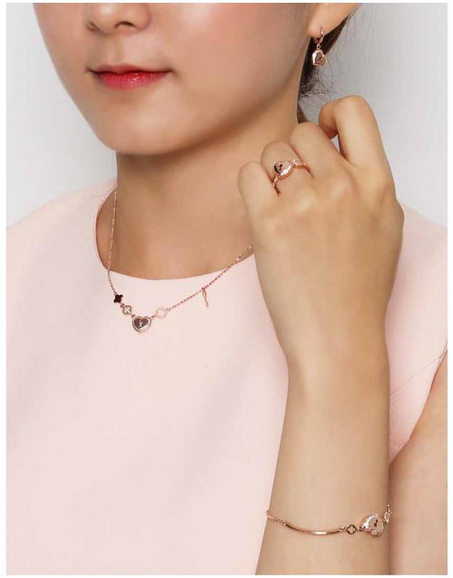 14k Rina Heart Necklace