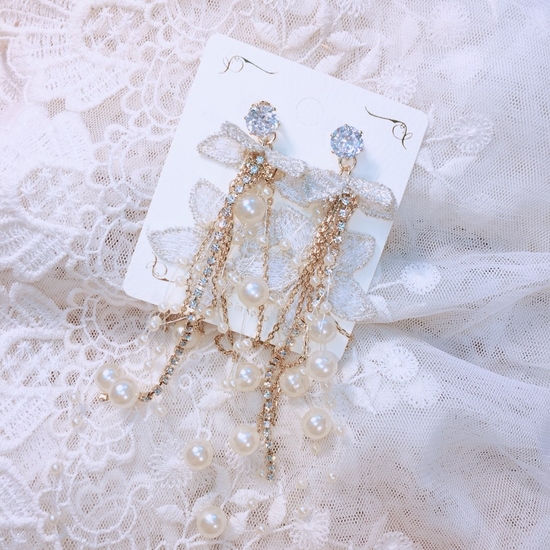 <b><p>Lily Pearl Drop Erings Good pot cycle Bl-bl</p></b><b><p>リリー 真珠 ドロップイヤリング ポイントサイクル良い ケバケバした ユニークアクセサ</p></b><br /><br /><p align='center'>