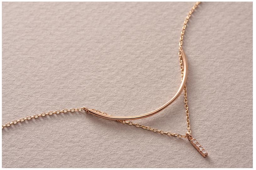 14k gravida drop necklace