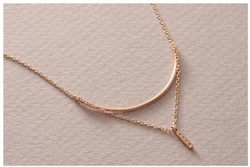 14k gravida drop necklace