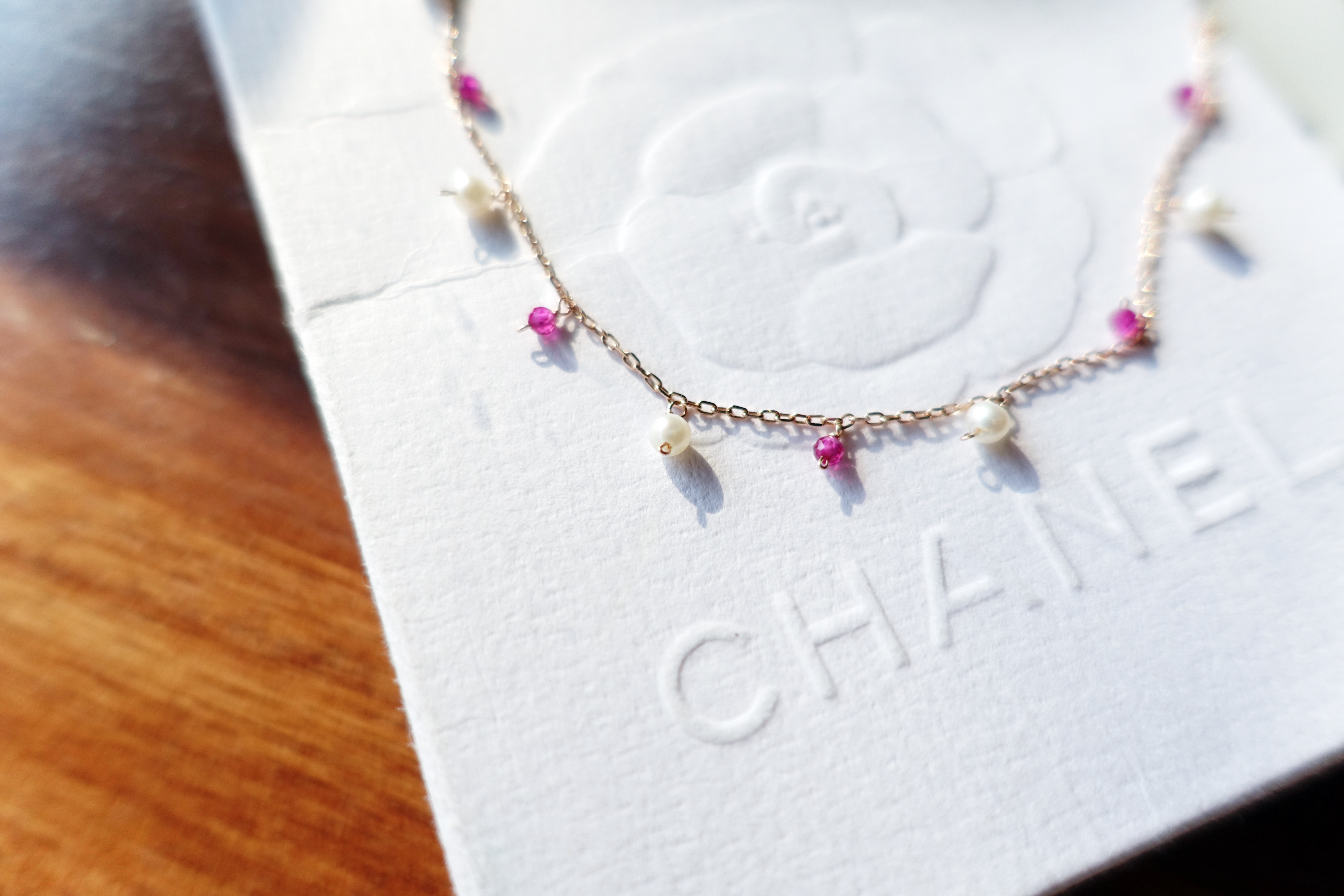 Black Spinel, Pearl Necklace White Day baby gifts 