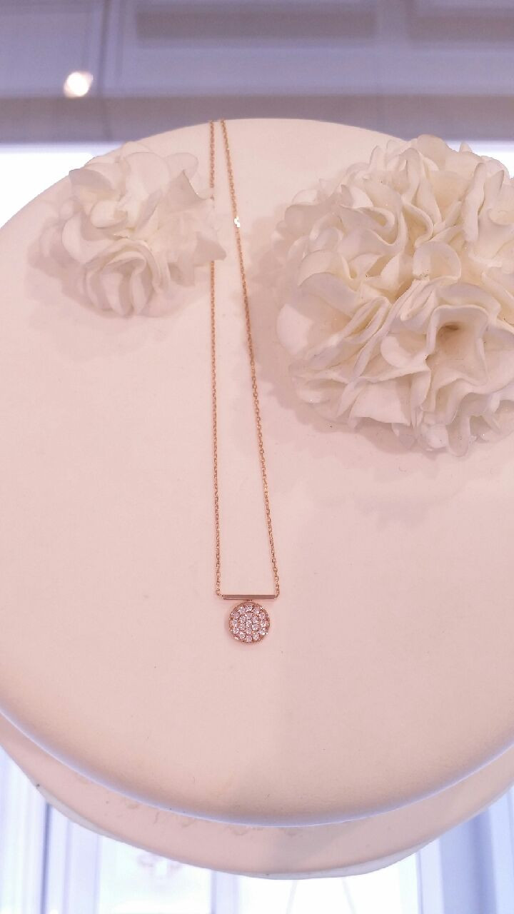 Stonehenge 14k Lovely Coin Necklace t0840