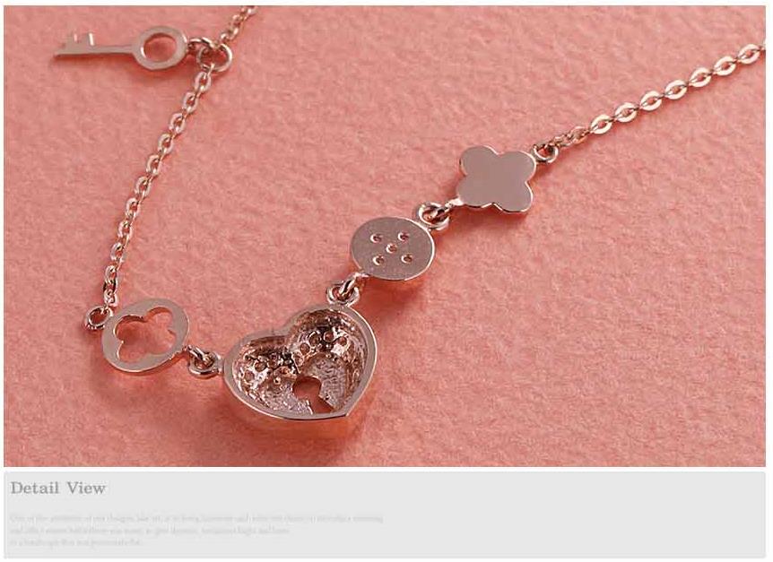 14k Rina Heart Necklace