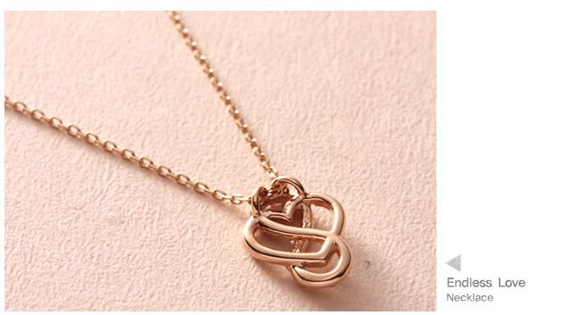 14k Endless Love Necklace