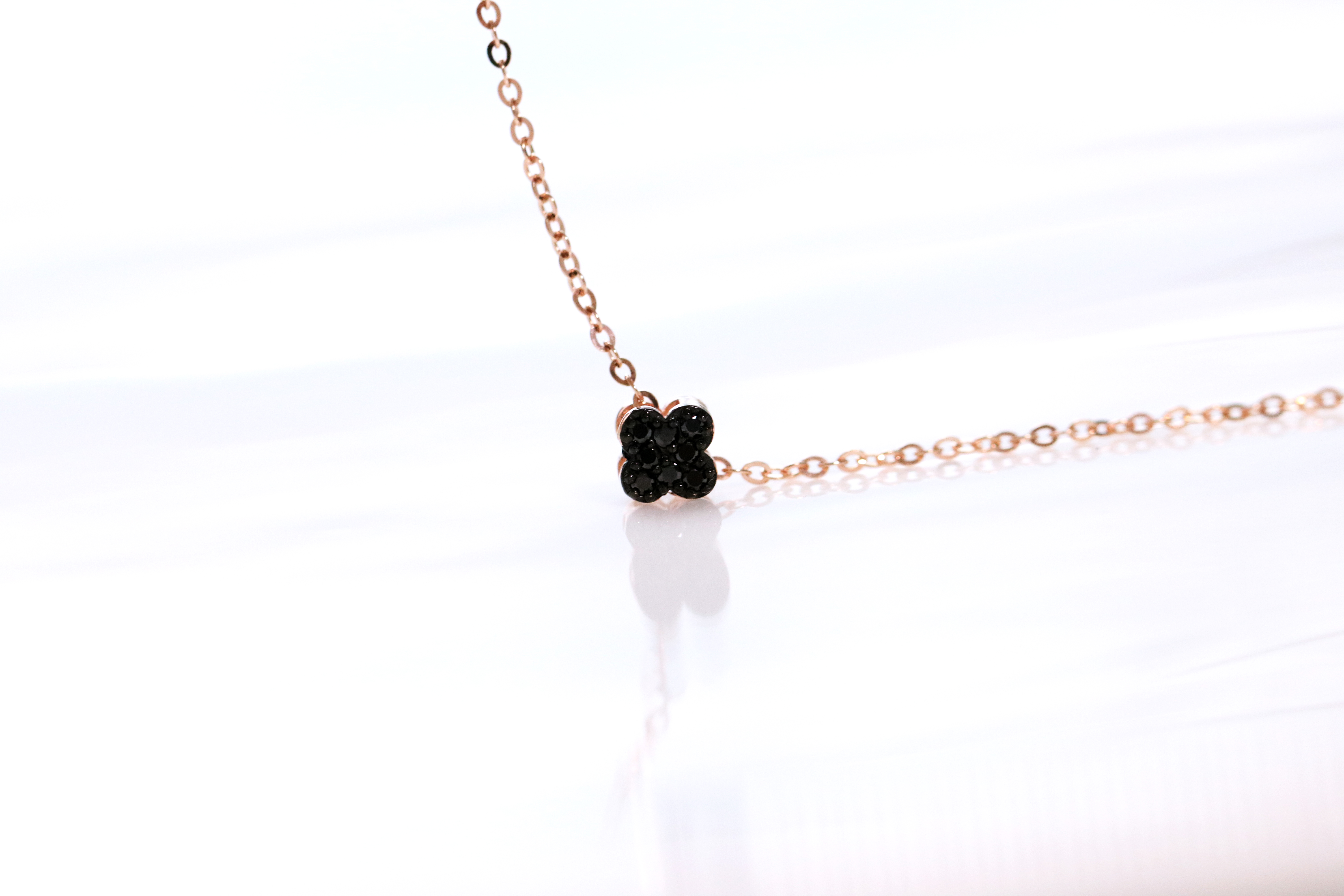 Four Leaf Clover Necklace 14k Jewelry 14k Week Ten