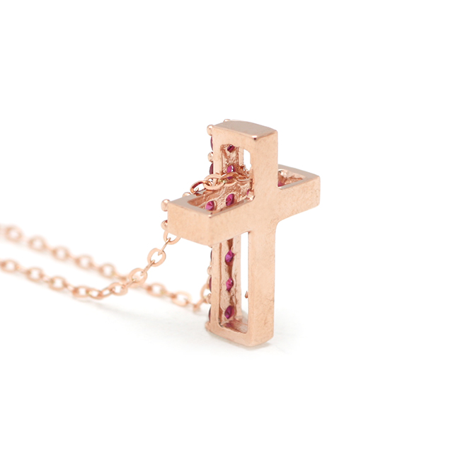 Isabelle Mignon 14K Double-sided cross pendant PK2