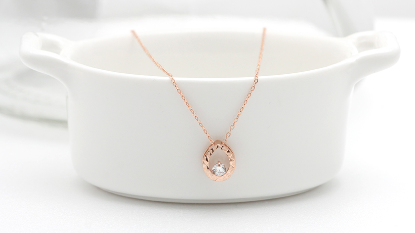 Isabel Mignon 14K Together Cutting Pendant PK20049