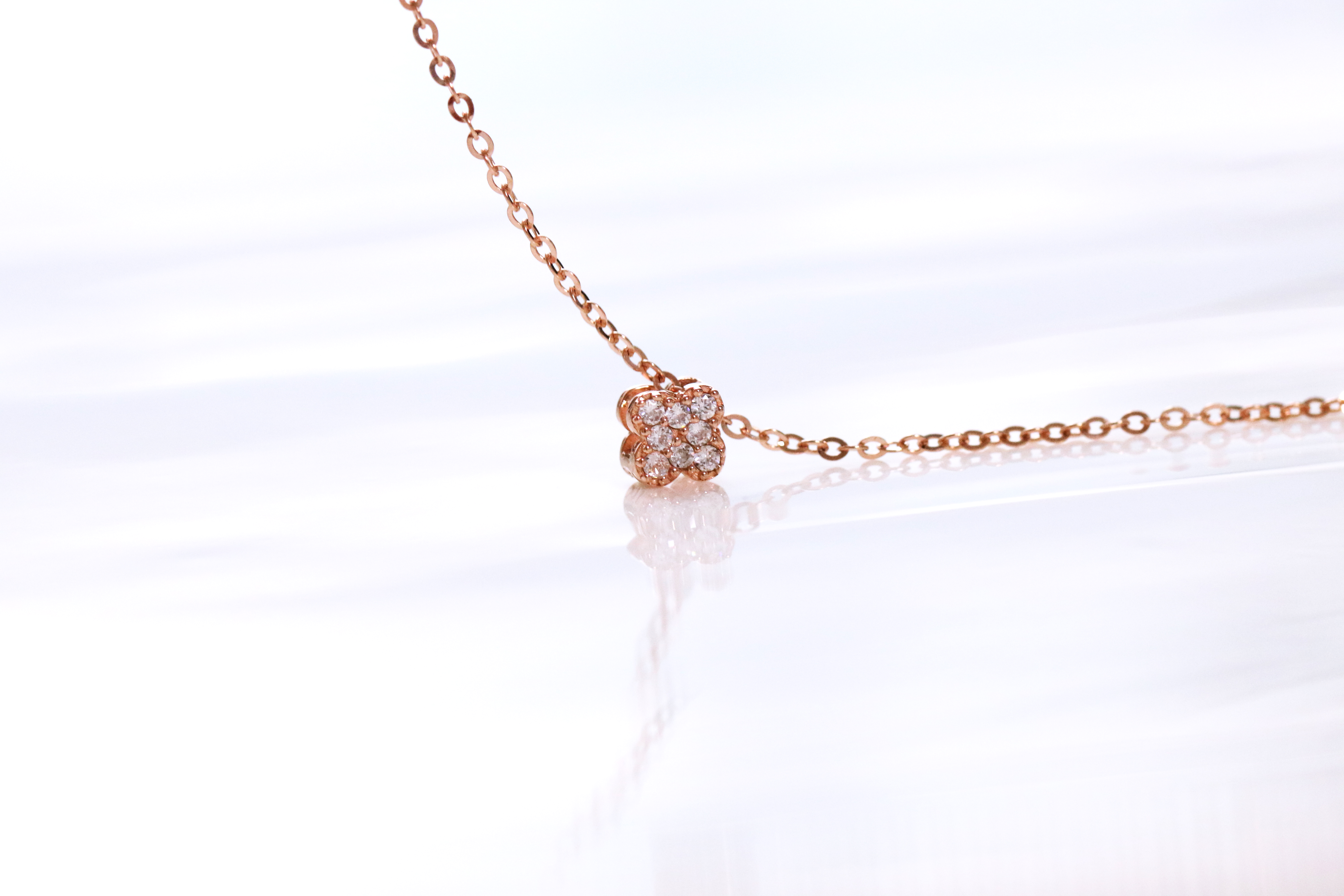 Four Leaf Clover Necklace 14k Jewelry 14k Week Ten