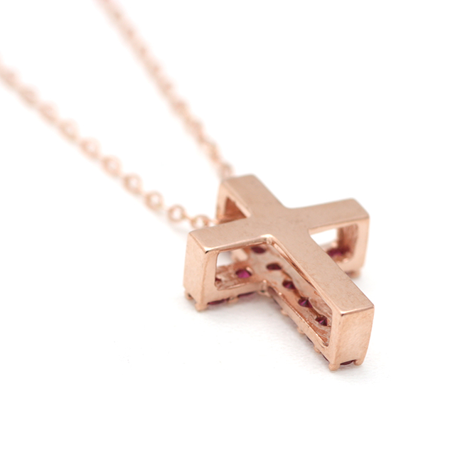 Isabelle Mignon 14K Double-sided cross pendant PK2