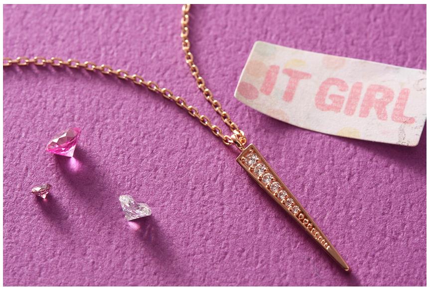 14k Ellen Lattice Necklace