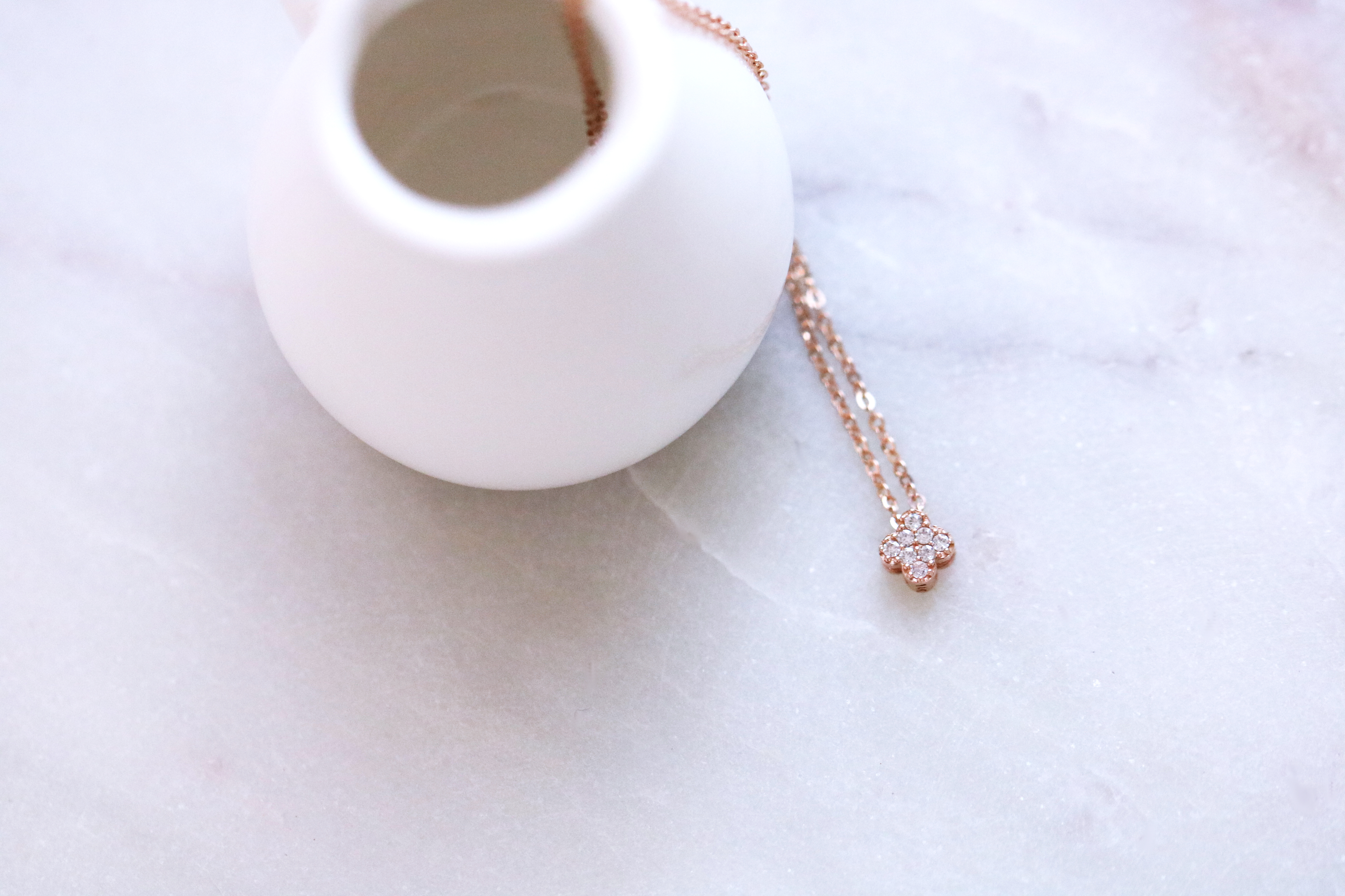 Four Leaf Clover Necklace 14k Jewelry 14k Week Ten