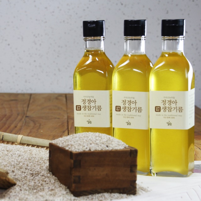 참기름 120ml/300ml 황금빛 저온압착 생참기름 - 상세 이미지 5