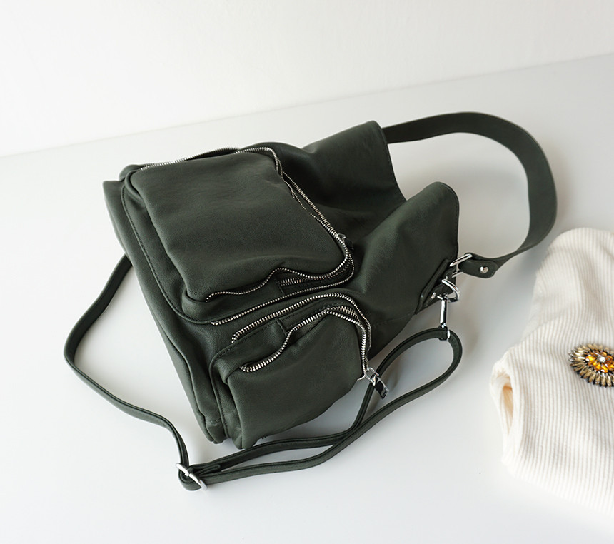 <b><p>Fastener pocket should bag 4color female</p></b><b><p>ファスナーポケットショルダーバッグ4color女性デイリーバックカジュアルバッグモダンな</p></b><br /><br /><p align='center'>