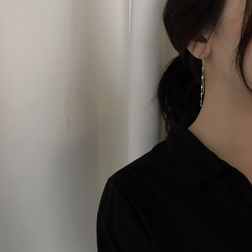 <b><p>all silver Sick Long chain Drop Earris Great</p></b><b><p>すべて 銀 ヨヌ ロング チェーン ドロップイヤリ ラグジュアリーなスタイリ モダンフレンチデザイン</p></b><br /><br /><p align='center'>