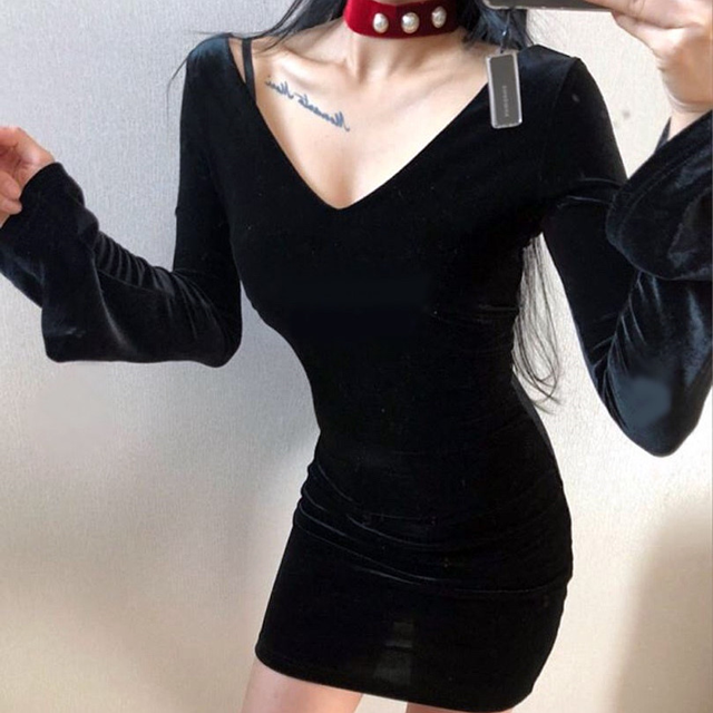 Bella One Piece Velvet Twenties Women Tight Pitt S