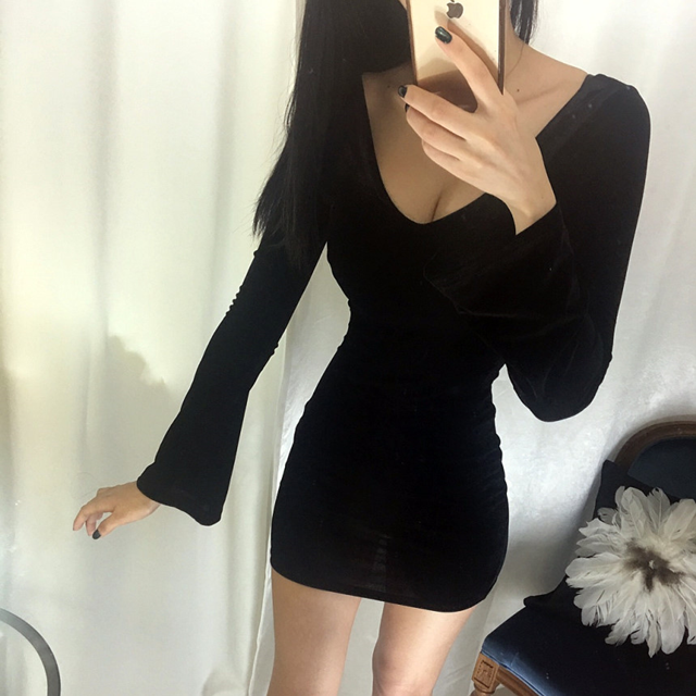 Bella One Piece Velvet Twenties Women Tight Pitt S