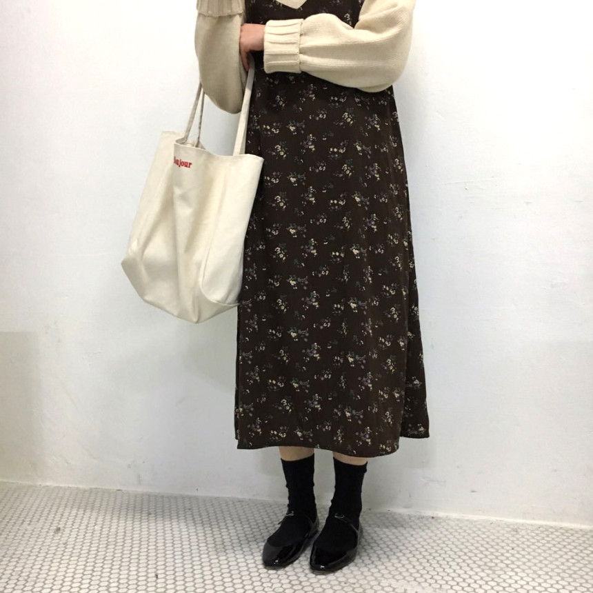 <b><p>Bonjour Embroidery Eco Bag Women in their</p></b><b><p>ボンジュール刺繍エコバック20代の女性収納力が良いレタリング男女共用インスタファッションカジュアル</p></b><br /><br /><p align='center'>