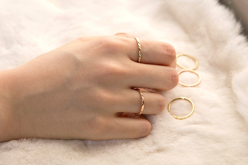 <b><p>Hollow cutting Layered Ace Ten fs Woman Pk</p></b><b><p>中空 カッティング 重ね着 エキ 十本の指 女性 ピンクゴールド ヨリヨリた 14k</p></b><br /><br /><p align='center'>